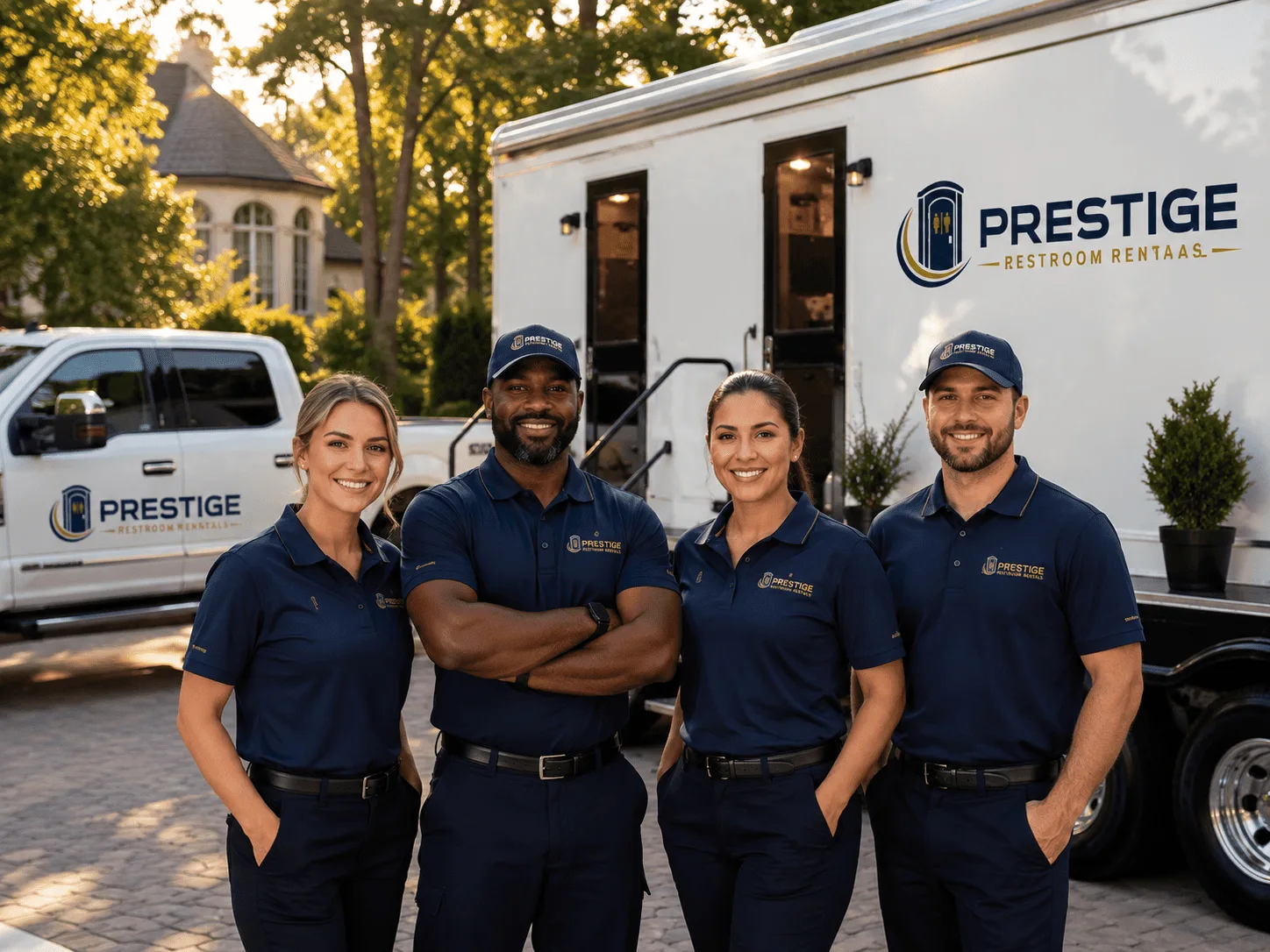 Trusted Luxury Portable Restrooms company in Milan, KS